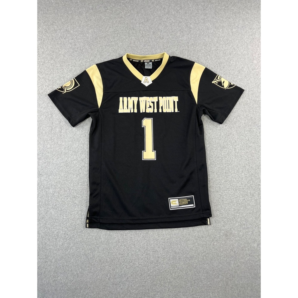 Army West Point Football Jersey Youth L Gold Black Knights Colosseum Athletics